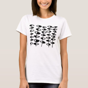 Wechselndes Blätter abstrakt T-Shirt