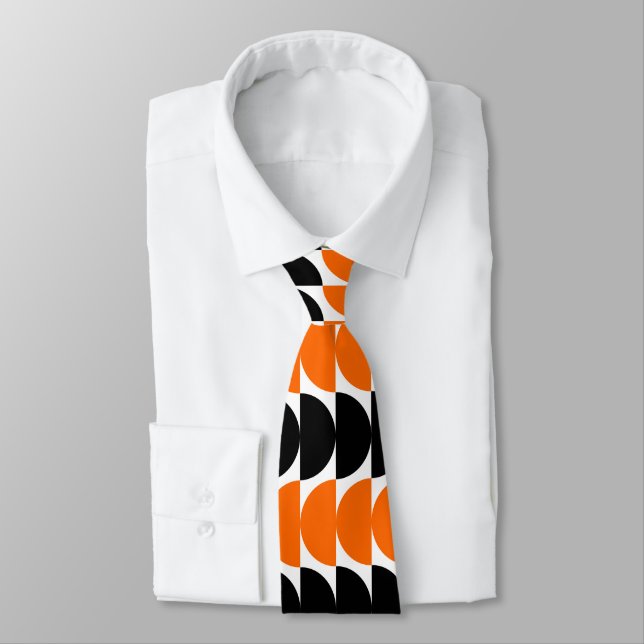 Wechselstoffe 02 - Orange und Schwarz Krawatte (Gebunden)