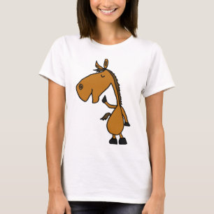 WECHSELSTROM, lustiges PferdeCartoon-Shirt T-Shirt