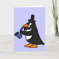 WECHSELSTROM, Pinguin in einem Smoking, welches
