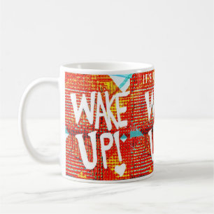 Weck auf! mit Personalisierter Meldung Kaffeetasse