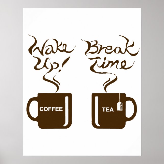 Weck auf! Pause! Poster (Vorne)