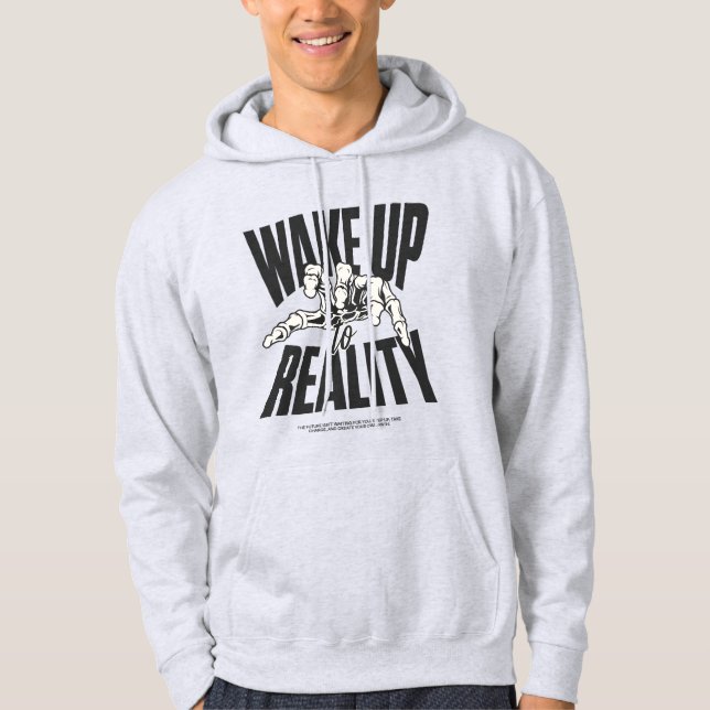 Weck bis zur Realität | Lässig Hoodie (Vorderseite)