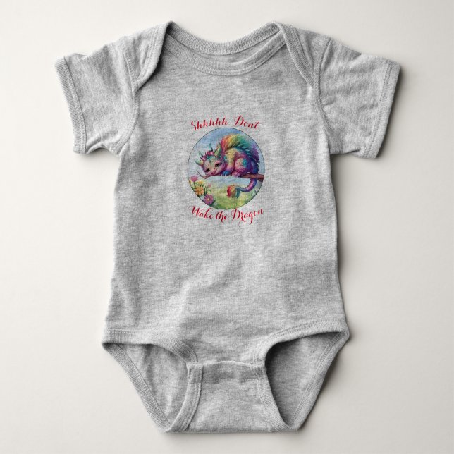 Weck das Dragon Baby One Stück nicht Strampler (Vorderseite)