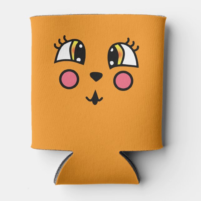 Weck den Fuchs-Koozie auf Dosenkühler (Vorderseite)