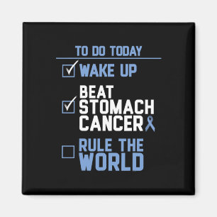 Weck der weltweiten Beat Stomach Cancer Rule Magnet
