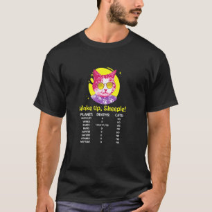 Weck die Schafe auf, warum Katzen die wahren Herrs T-Shirt