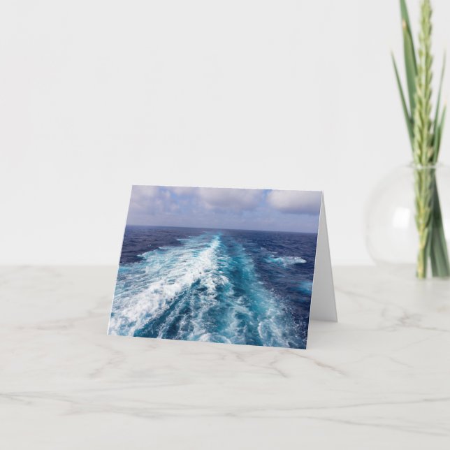 weck eines Kreuzfahrtschiffes Karte (Vorderseite)