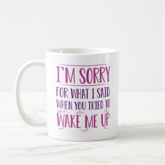 Weck mir auf kaffeetasse