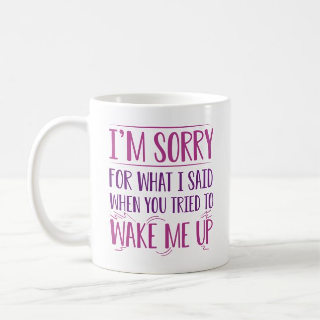 Weck mir auf kaffeetasse (Links)