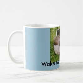 Weck mir nach der Kaffee-Ente Schlafen Tasse