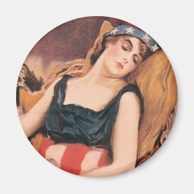 Weck nach Amerika Magnet (Vorne)