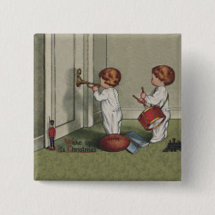 Weck seine niedliche Weihnachtsbilder Button