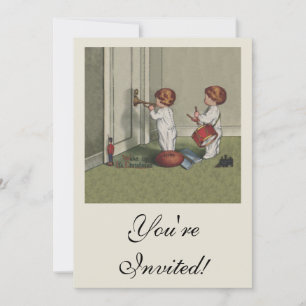 Weck seine niedliche Weihnachtsbilder Einladung