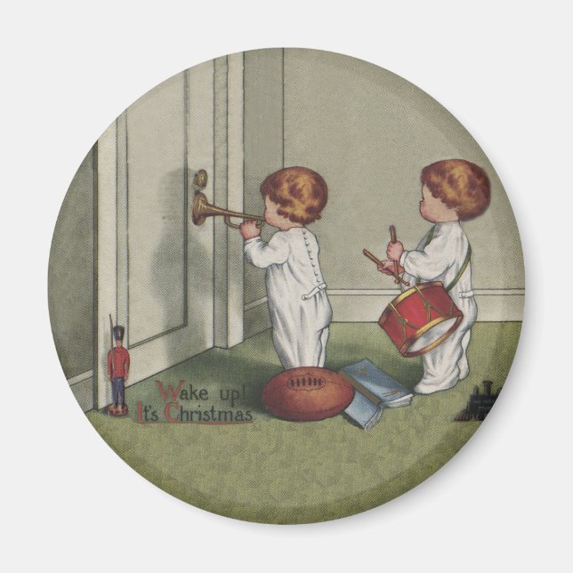 Weck seine niedliche Weihnachtsbilder Magnet (Vorne)