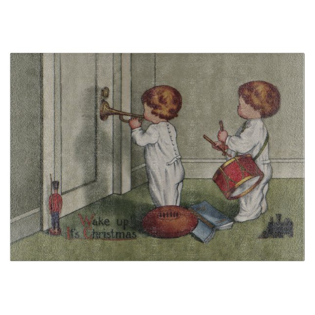 Weck seine niedliche Weihnachtsbilder Schneidebrett (Vorderseite)