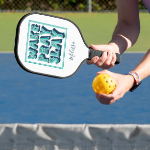 Weck Slay Pray Christlich Mission Pastor Pickleball Schläger