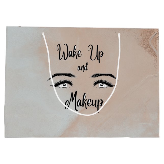 Weck und Makeup Große Geschenktüte (Rückseite)