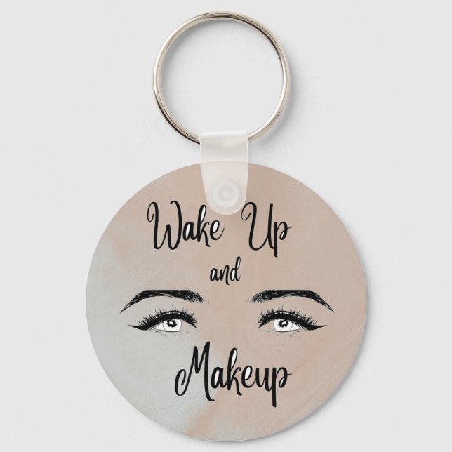 Weck und Makeup Schlüsselanhänger (Vorderseite)