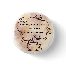 Weck und rieche den Kaffee