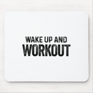 Weck und Workout - Motivierend Fitness Bodybui Mousepad