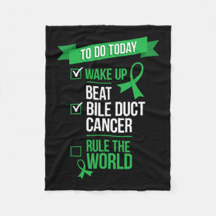 Weck-up Beat Bile Duct Cancer Rule the World Fleecedecke