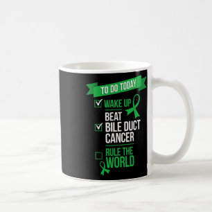 Weck-up Beat Bile Duct Cancer Rule the World Kaffeetasse