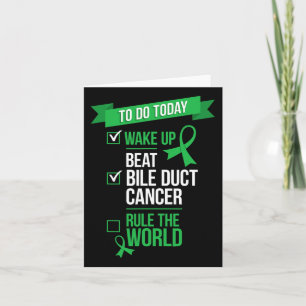 Weck-up Beat Bile Duct Cancer Rule the World Karte