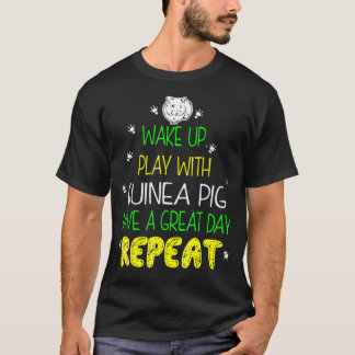 Weck-up-Spiel mit Guinea Schweinefleisch haben ein T-Shirt