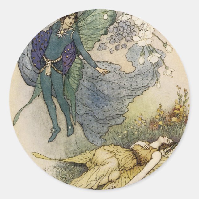 Weck, wenn etwas Vile in der Nähe ist Runder Aufkleber (Vorderseite)