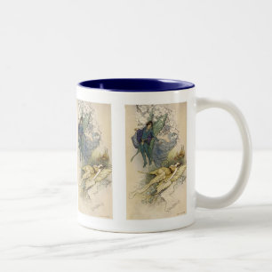 Weck, wenn etwas Vile in der Nähe ist Zweifarbige Tasse