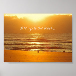 Weck zur Beach Sunrise Poster Printwerbung