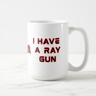 Wecke mich auf, ich habe eine Strahlenpistole Lust Kaffeetasse