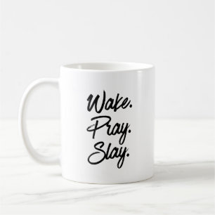 Wecken Sie beten töten Kaffeetasse