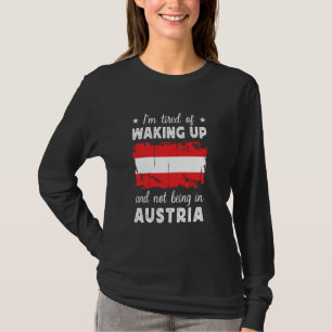 Weckend Funny in Österreich Österreichische Flagge T-Shirt