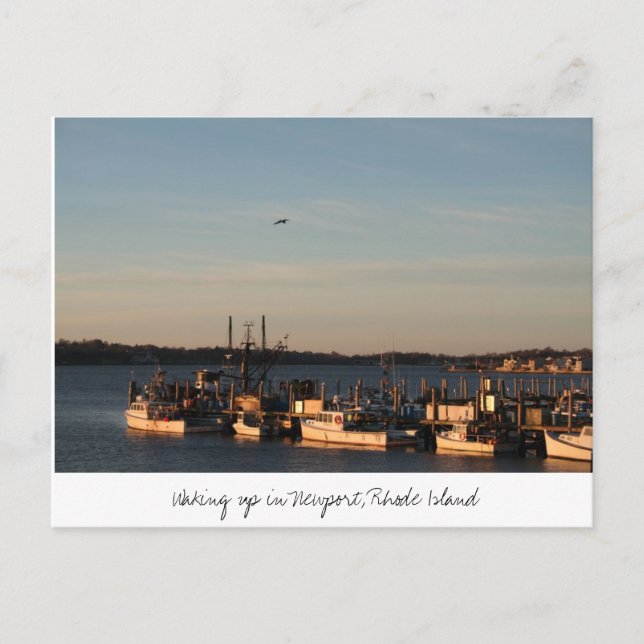  Weckend in Newport, Rhode Island Postkarte (Vorderseite)