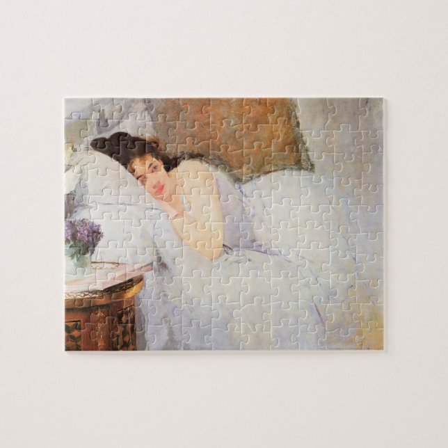 Weckende Frau, 1876 (Öl auf Leinwand) Puzzle (Horizontal)