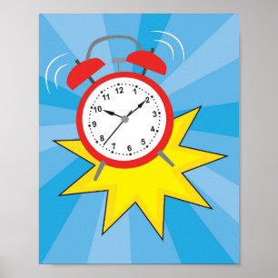 Wecker Alarmierung Poster