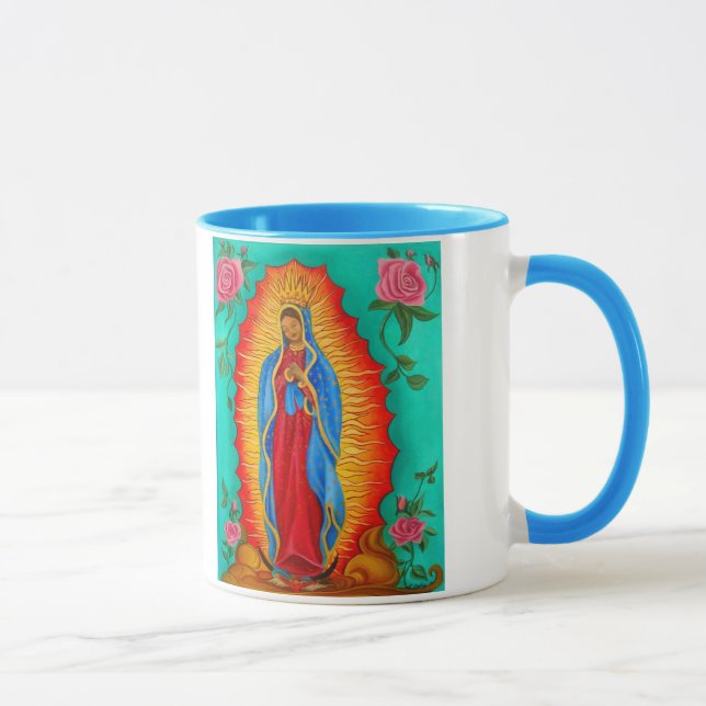 Wecker-Becher unsere Dame von Guadalupe Tasse (Rechts)