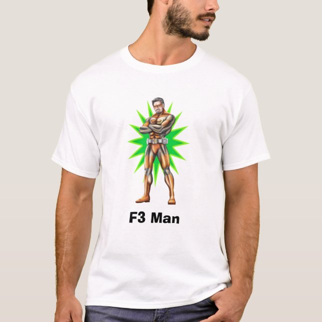 Wecker des Mann-F3 T-Shirt (Vorderseite)