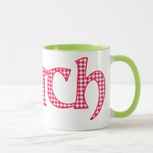 Wecker-Kaffee-Tasse, Waliser Cwtch, roter Tasse