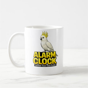 Wecker Kakadu Kaffeetasse