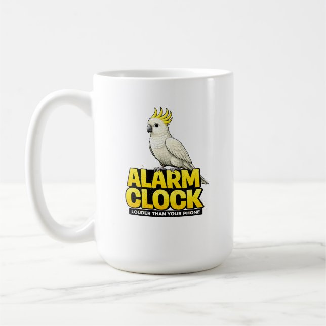 Wecker Kakadu Kaffeetasse (Links)