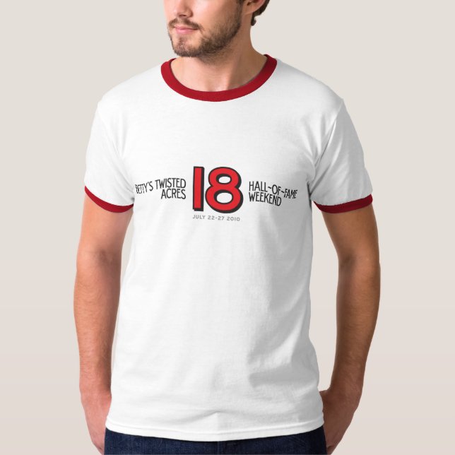 Wecker-Shirt das HOF18 der Männer T-Shirt (Vorderseite)