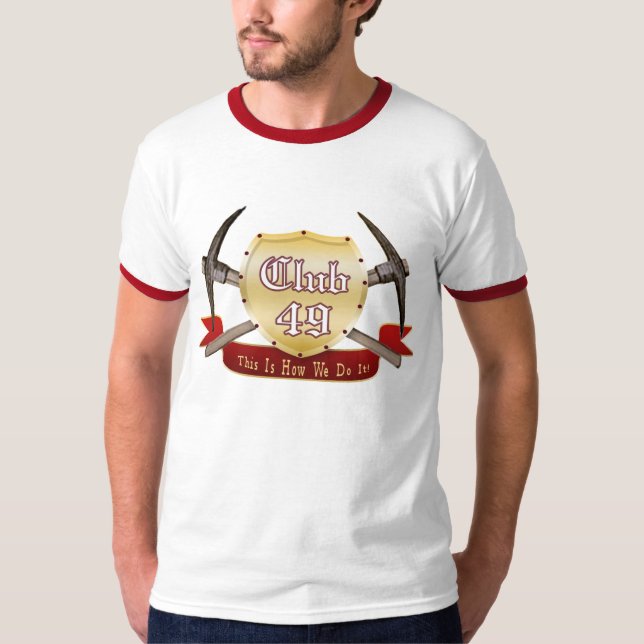 Wecker-T - Shirt des Verein-49 (Vorderseite)
