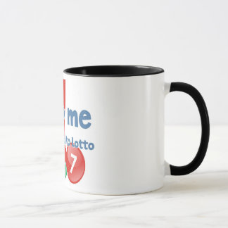 Wecker-Tasse des Lotto-Süchtigen Tasse