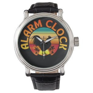WECKER VINTAGE MORGEN HAHN HUHN ARMBANDUHR