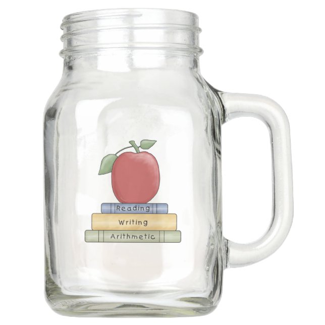 Weckglas der Lehrer-Volkskunst-20oz Einmachglas (Vorderseite)