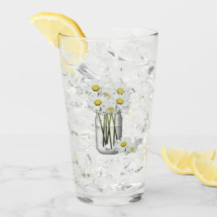 Weckglas Gänseblümchen-Trinkglas Glas