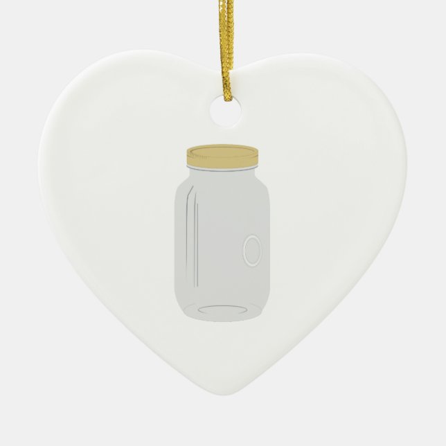 Weckglas Keramikornament (Vorne)